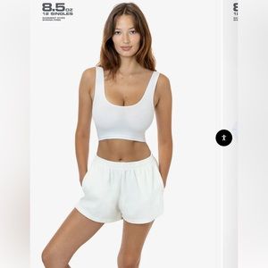 Los Angeles Apparel Heavy Jersey Garment Dye Short Shorts S